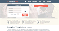 Desktop Screenshot of highschoolessay.com
